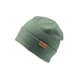 Kepurė vaikams Vienspalvė Beanie, vienguba, rudeniui/pavasariui Samanų žalia 275 5